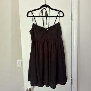 Abercrombie & Fitch Black Mini Cocktail Dress, Size Large